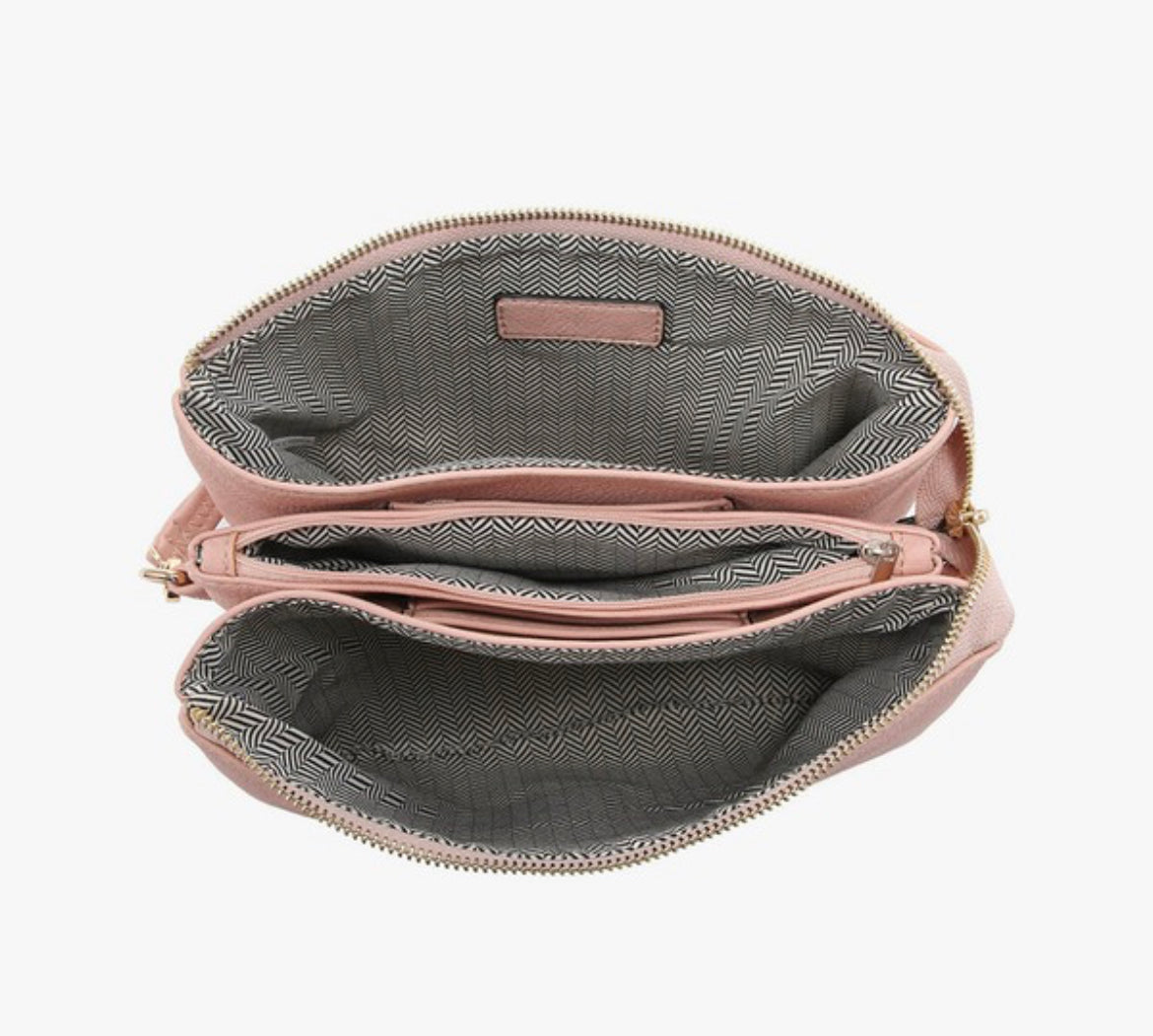 Taupe Izzy Crossbody Bag