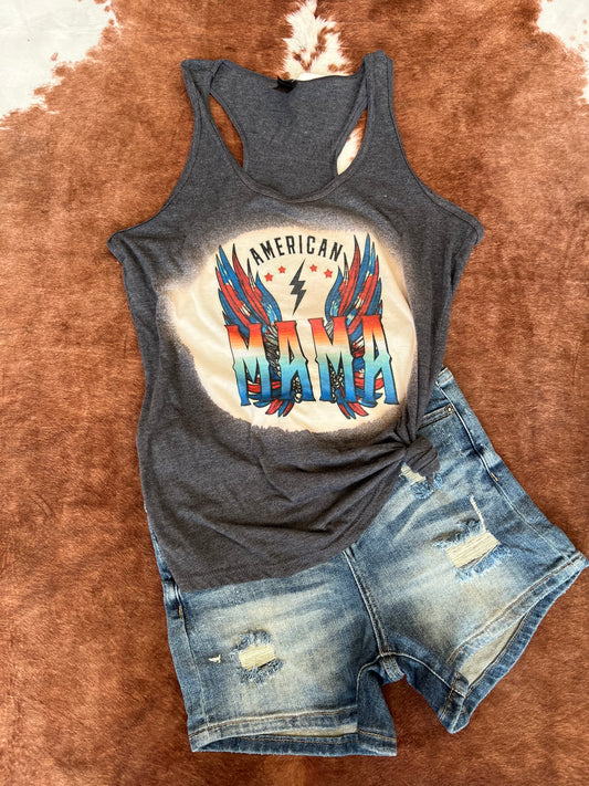 American Mama Graphic Tank