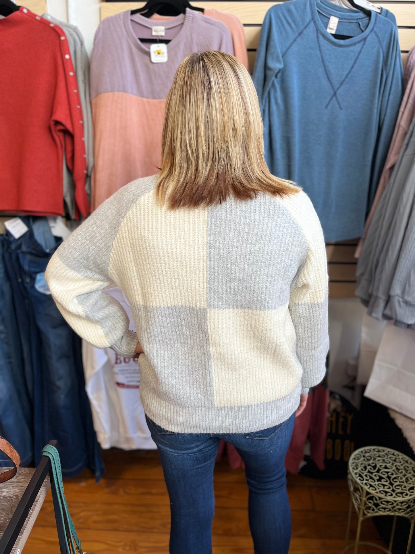 Color Block Sweater