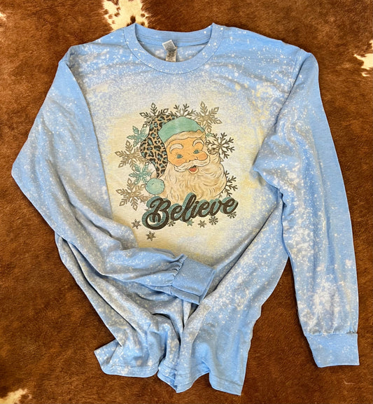 Believe In Santa Long Sleeve Tee