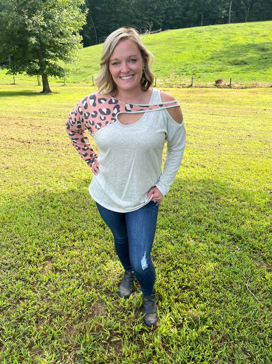 Alison Cold Shoulder Top