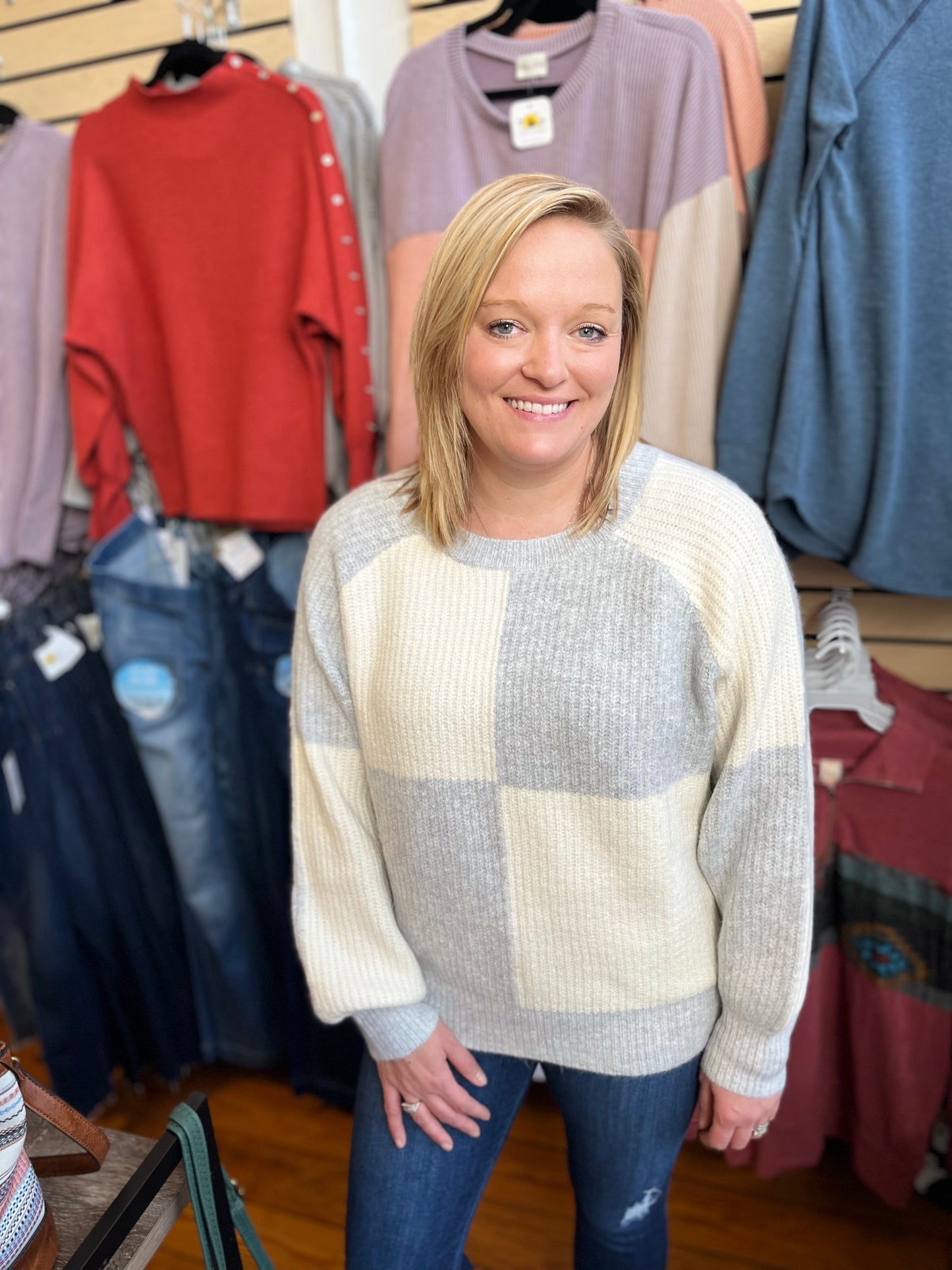 Color Block Sweater