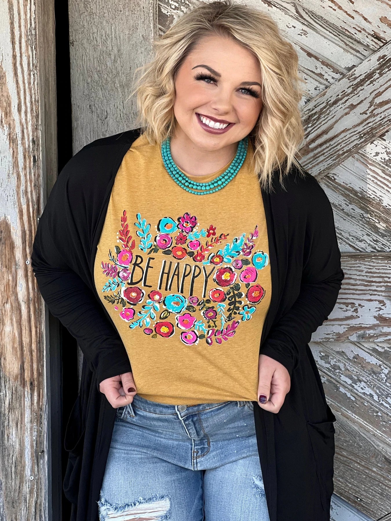 Callie Ann Stetler Be Happy Tee