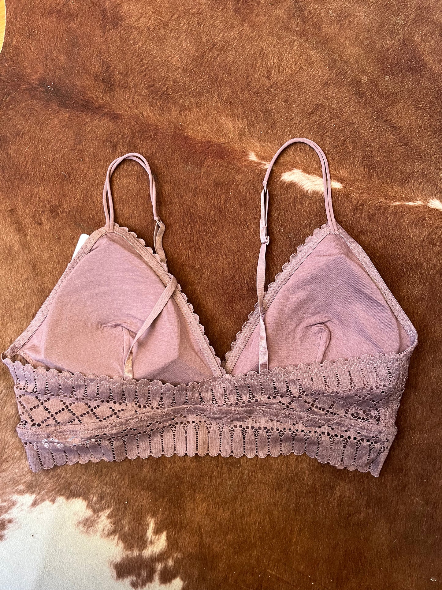 Dusty Purple Padded Bralette